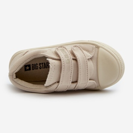 Zapatillas Infantiles Velcro Big Star NN374112 Beige 4