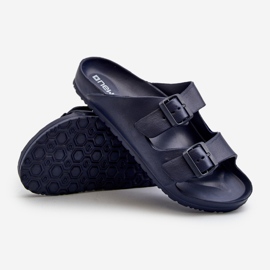 Chanclas de hombre de espuma ligera con hebillas azul marino Avatara 2 Chanclas de hombre de espuma ligera con hebillas azul marino Avatara 2