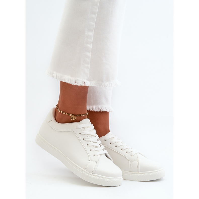 Zapatillas Deportivas Bajas de Mujer Diunna Blancas Zapatillas Deportivas de Piel Ecológica blanco 1