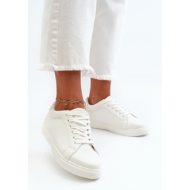 Zapatillas Deportivas Bajas de Mujer Diunna Blancas Zapatillas Deportivas de Piel Ecológica blanco 2