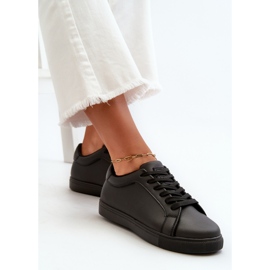 Zapatillas Deportivas Bajas de Mujer Diunna Negras Zapatillas Deportivas Fabricadas en Piel Ecológica negro 7