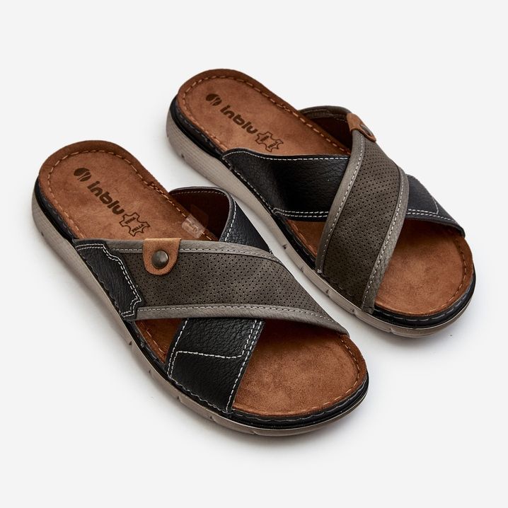 Chanclas Cómodas de Hombre Inblu VI000009 Gris 2