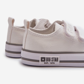 Zapatillas Infantiles Velcro Big Star LL374016 Blanco 2