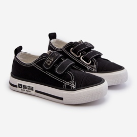 Zapatillas Infantiles Velcro Big Star LL374015 Negro 1