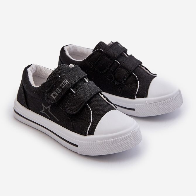 Zapatillas Infantiles Velcro Big Star NN374111 Negro 1