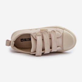 Zapatillas Infantiles Velcro Big Star NN374119 Beige 2