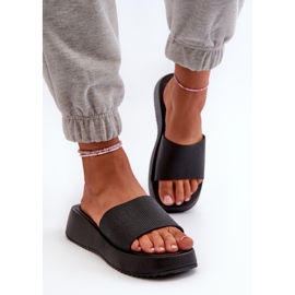 Chanclas de Mujer Con Plataforma y Cuña Negro Vimarils 4