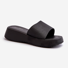 Chanclas de Mujer Con Plataforma y Cuña Negro Vimarils 3