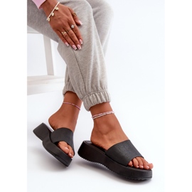 Chanclas de Mujer Con Plataforma y Cuña Negro Vimarils 5