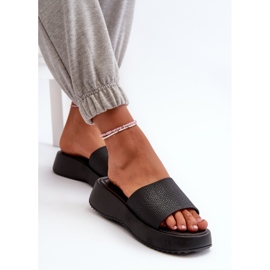 Chanclas de Mujer Con Plataforma y Cuña Negro Vimarils 6