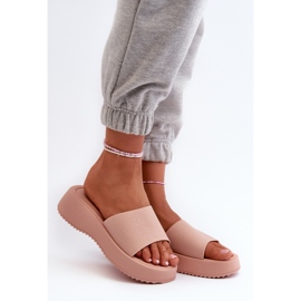 Chanclas de Mujer con Plataforma y Cuña, Rosa Vimarils 1