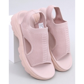 Nicai Sandalias rosa con suela deportiva. 1