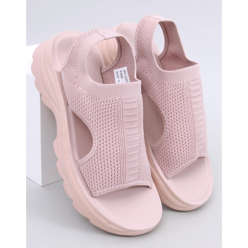 Nicai Sandalias rosa con suela deportiva. rosado 1