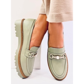 Mocasines con plataforma Niveltti Verde 5