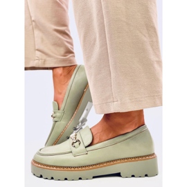 Mocasines con plataforma Niveltti Verde 3
