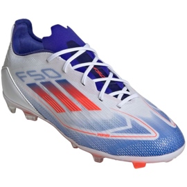 Botas de fútbol adidas F50 Pro Fg Jr IF1361 blanco 1