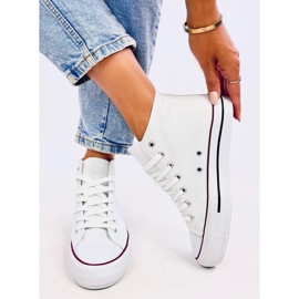 Zapatillas altas de lona Preget White blanco 4
