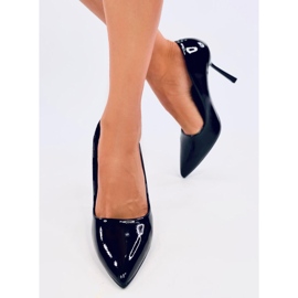 Anika Zapatos de salón de mujer lacados en negro 2