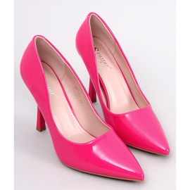 Zapatos de salón de mujer lacados Anika Fucsia rosado 1