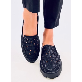 Mocasines calados Redoni negro 2