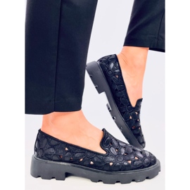 Mocasines calados Redoni negro 4