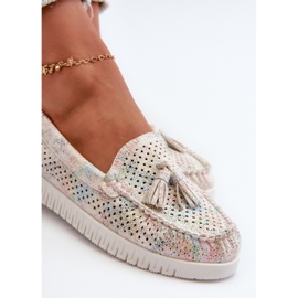Mocasines de Mujer Calados en Piel Ecológica Tinami Multicolor 7