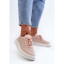 Deportivas Caladas con Plataforma, Rosa Tanvi rosado 2