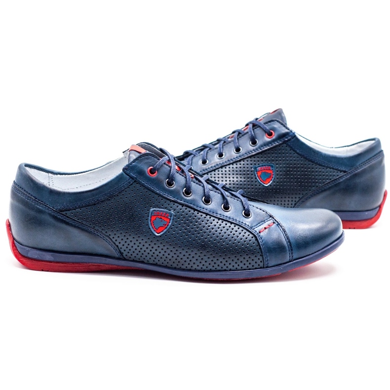 Joker Zapatos para hombres 295J azul marino 4