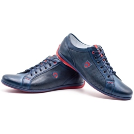 Joker Zapatos para hombres 295J azul marino 5