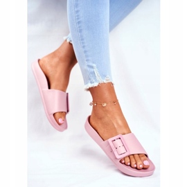Pantuflas de Mujer Big Star con Hebilla Rosa FF274A387 rosado 4