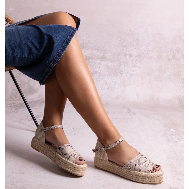 Sandalias plataforma Martella beige 2 Sandalias plataforma Martella beige 2