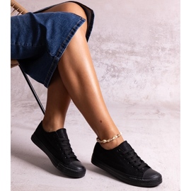 Zapatillas Rashidah negras brillantes negro 1