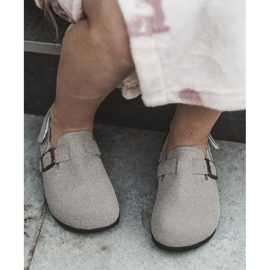 Chanclas Infantiles con Plataforma de Corcho Gris Vulagia 6
