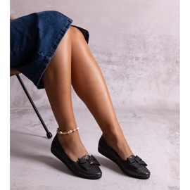 Bailarinas Binney negras brillantes negro 2
