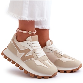 Zapatillas Deportivas Mujer Kalelia Beige Zapatillas Deportivas 9