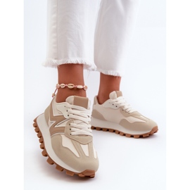 Zapatillas Deportivas Mujer Kalelia Beige Zapatillas Deportivas 2