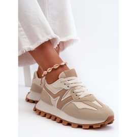 Zapatillas Deportivas Mujer Kalelia Beige Zapatillas Deportivas 6