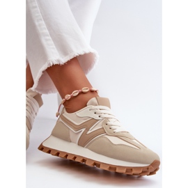 Zapatillas Deportivas Mujer Kalelia Beige Zapatillas Deportivas 7