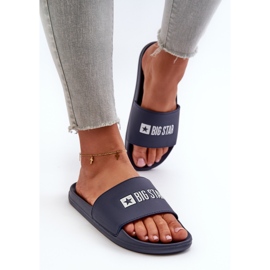 Chanclas Ligeras Mujer Big Star NN274A658 Azul Marino 4