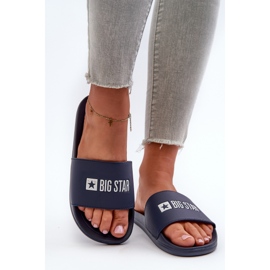 Chanclas Ligeras Mujer Big Star NN274A658 Azul Marino 6