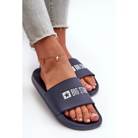 Chanclas Ligeras Mujer Big Star NN274A658 Azul Marino 7