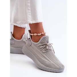 Zapatillas Deportivas Sin Cordones De Tela Para Mujer Gris Nelmarie 5