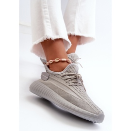 Zapatillas Deportivas Sin Cordones De Tela Para Mujer Gris Nelmarie 7