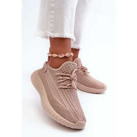 Zapatillas deportivas sin cordones de tela para mujer, rosa Nelmarie rosado 3