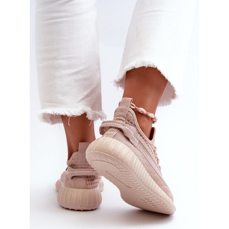 Zapatillas deportivas sin cordones de tela para mujer, rosa Nelmarie 1