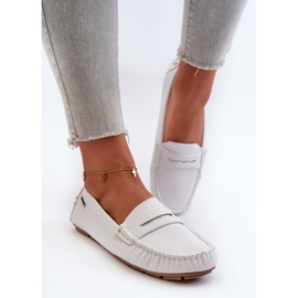 Mocasines Mujer Piel Ecológica Blanco Rerteria 3