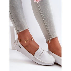 Mocasines Mujer Piel Ecológica Blanco Rerteria 7