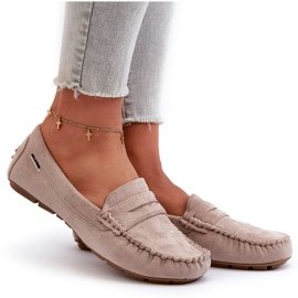 Mocasines Mujer Ante Ecológico, Beige Claro Rerteria 10