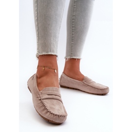 Mocasines Mujer Ante Ecológico, Beige Claro Rerteria 2