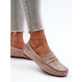 Mocasines Mujer Ante Ecológico, Beige Claro Rerteria 5